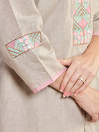 Malaga Handwork Jacket Style Co-ord Set