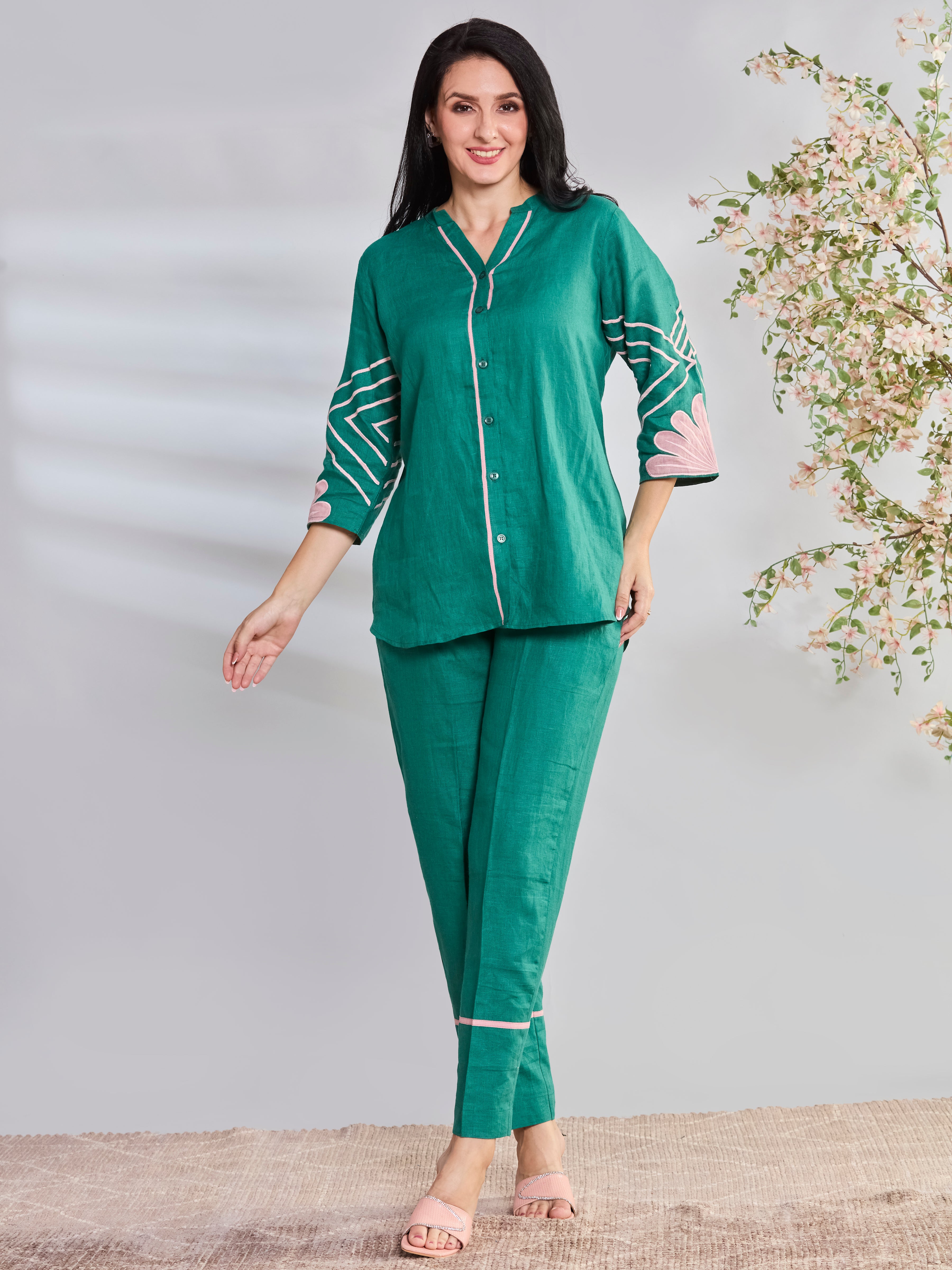 Leela Applique Co-ord Set