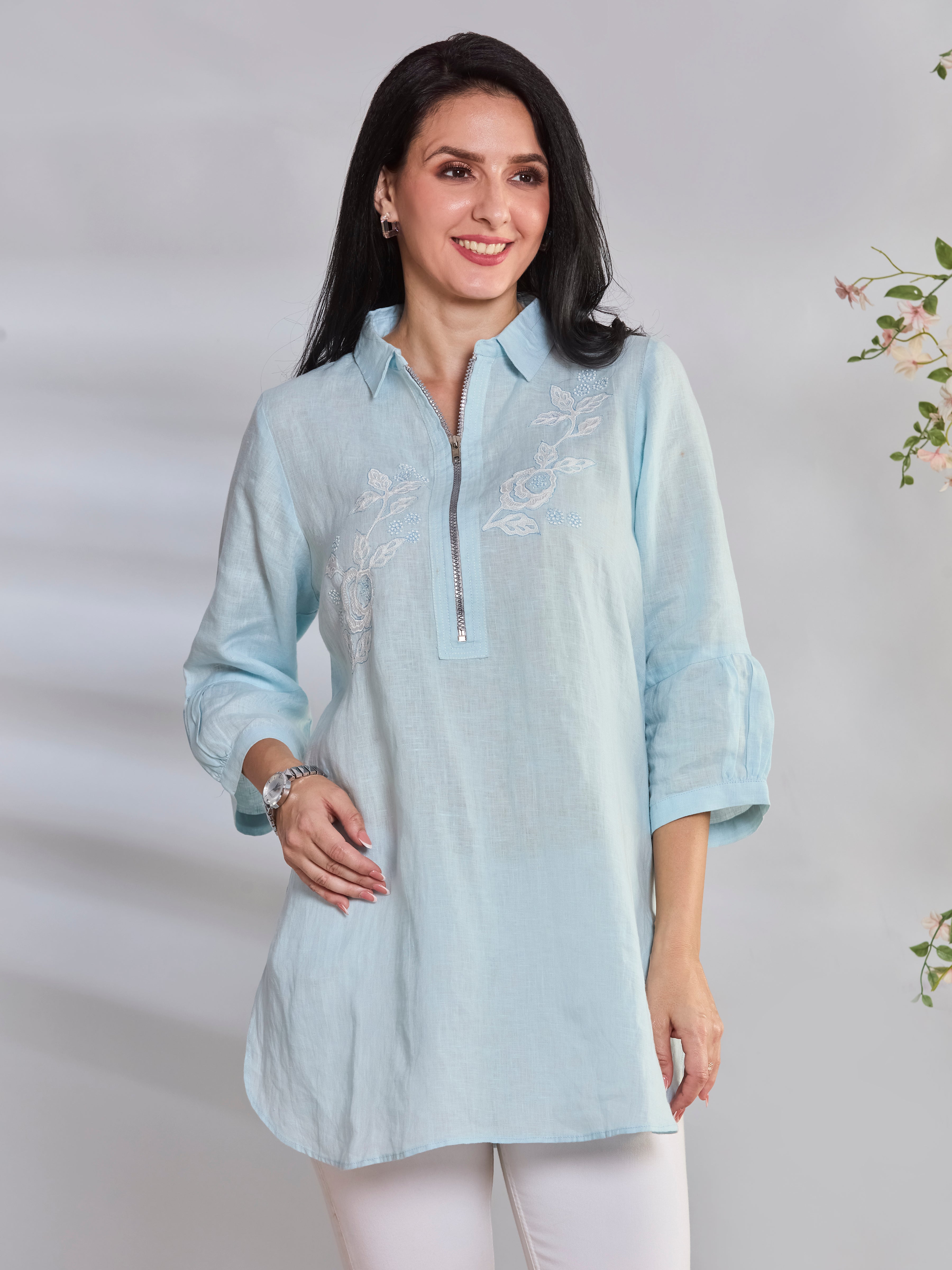 Sky Zip Tunic