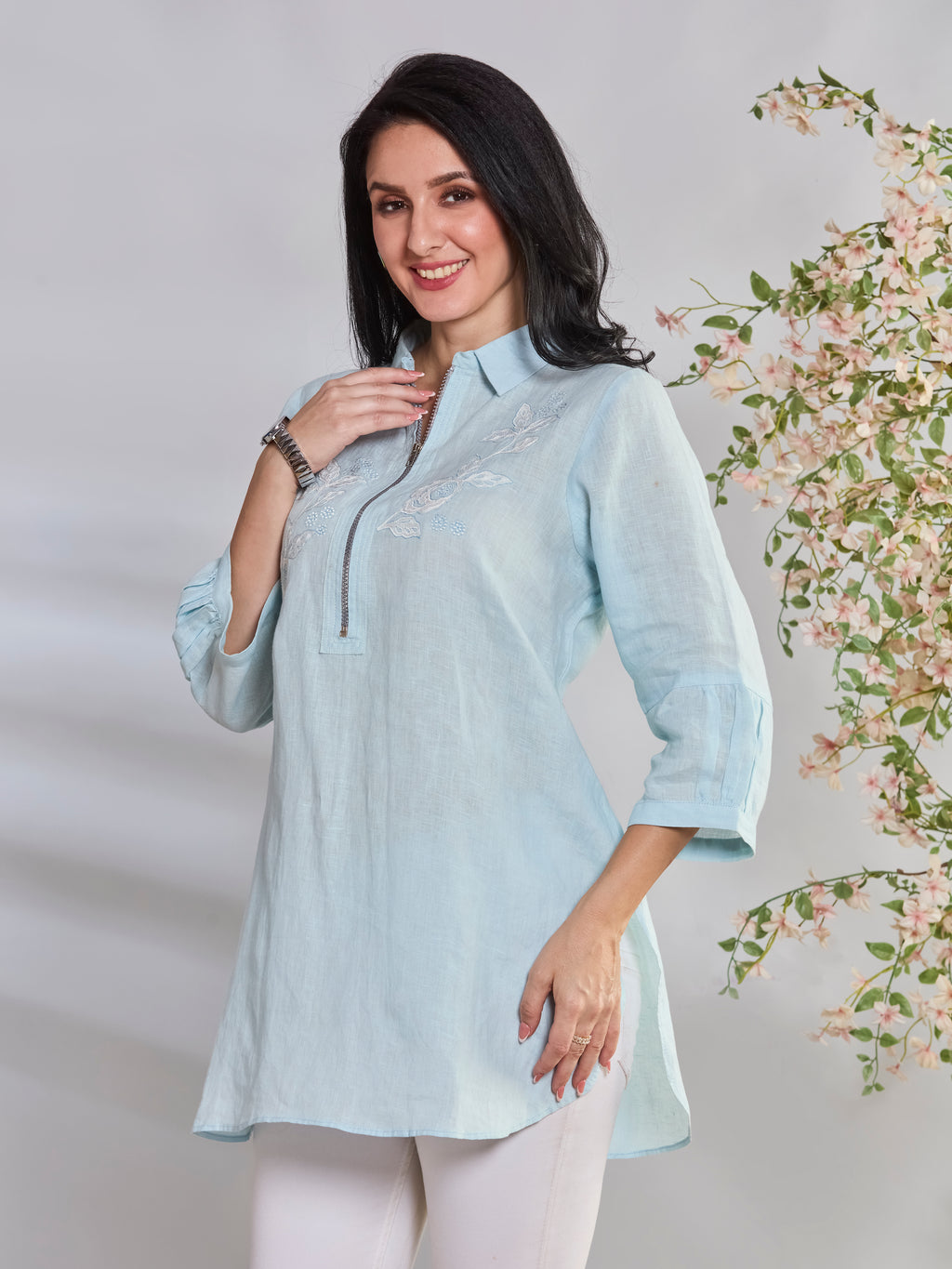Sky Zip Tunic