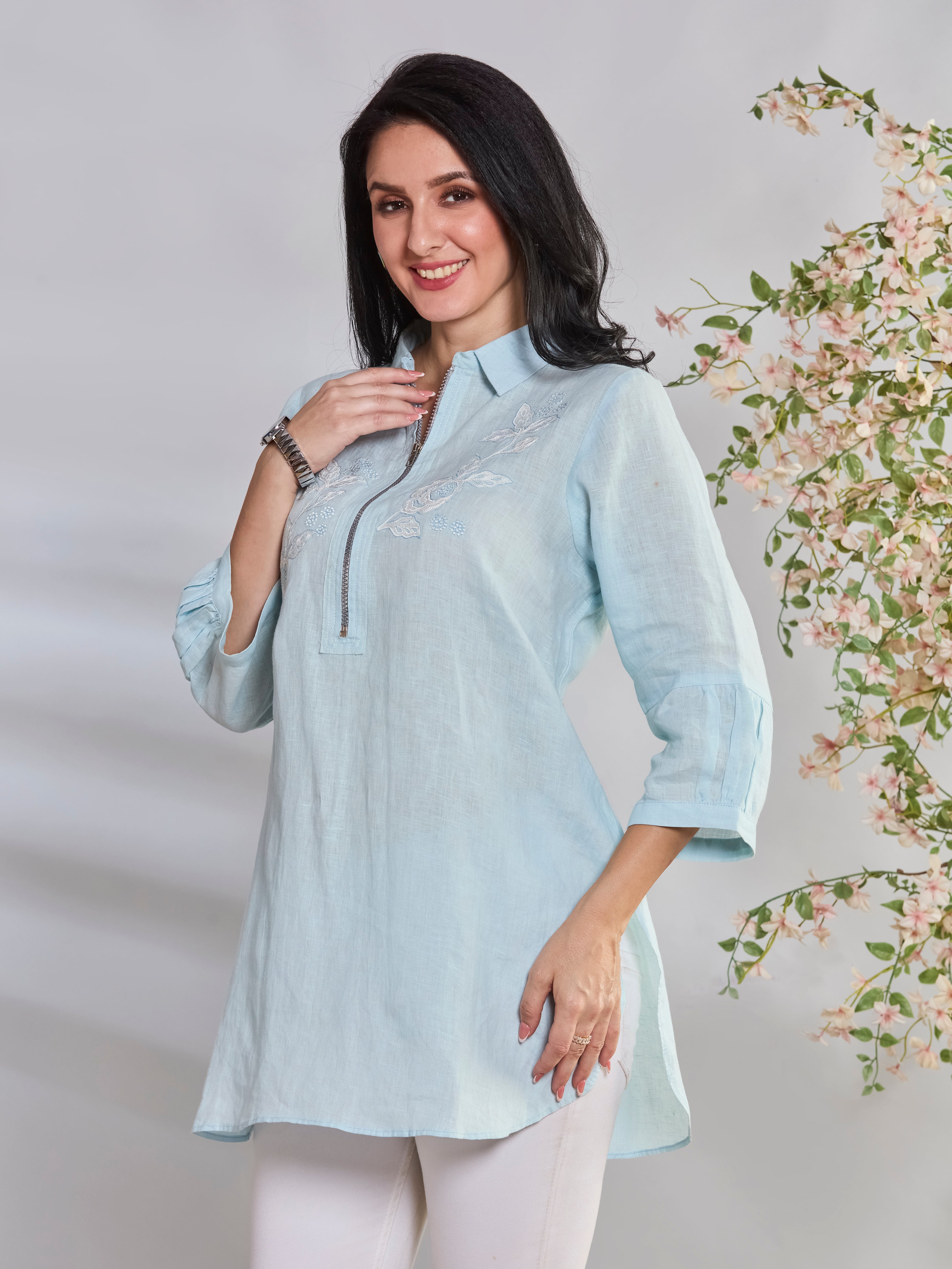 Sky Zip Tunic