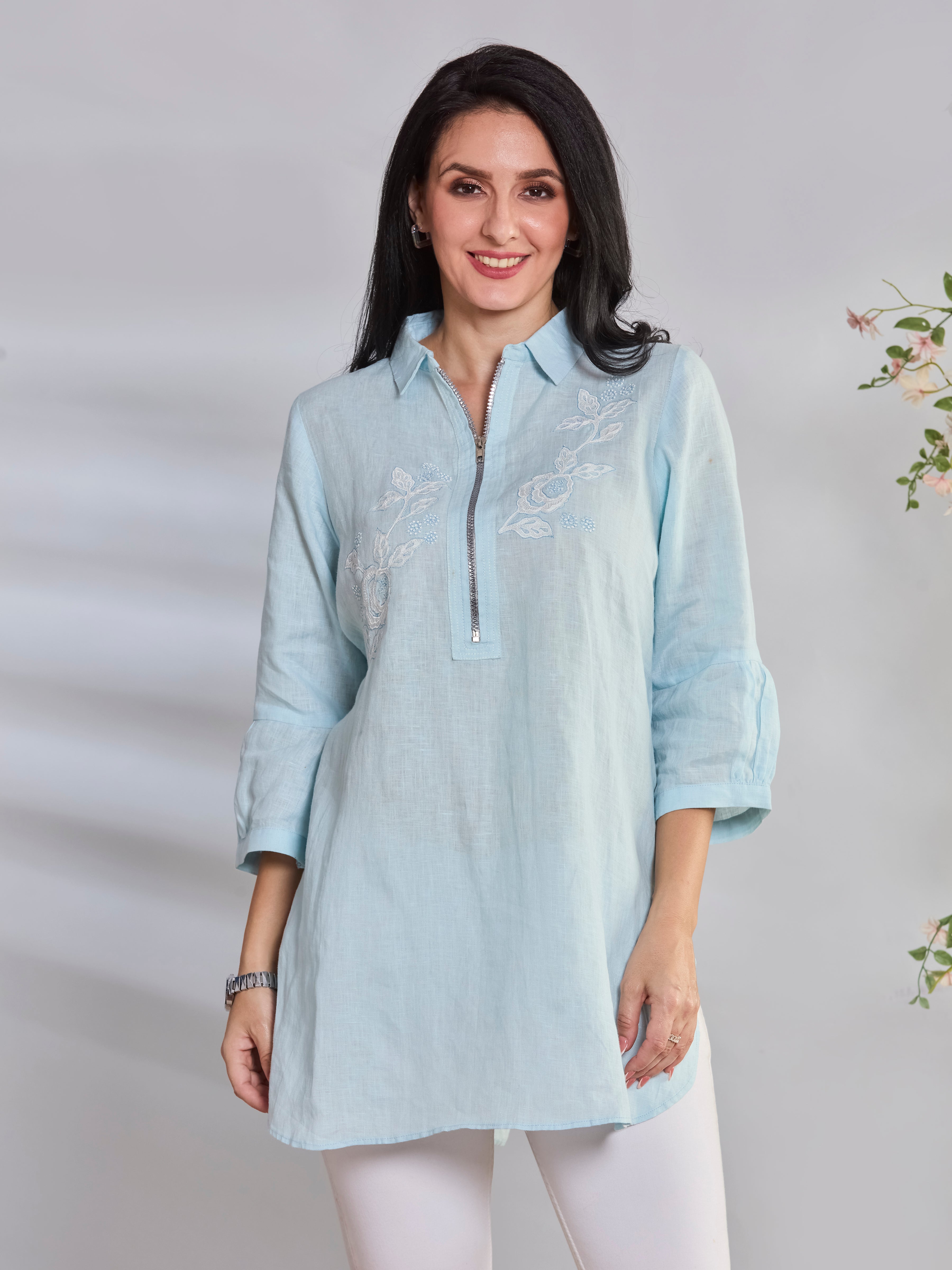 Sky Zip Tunic