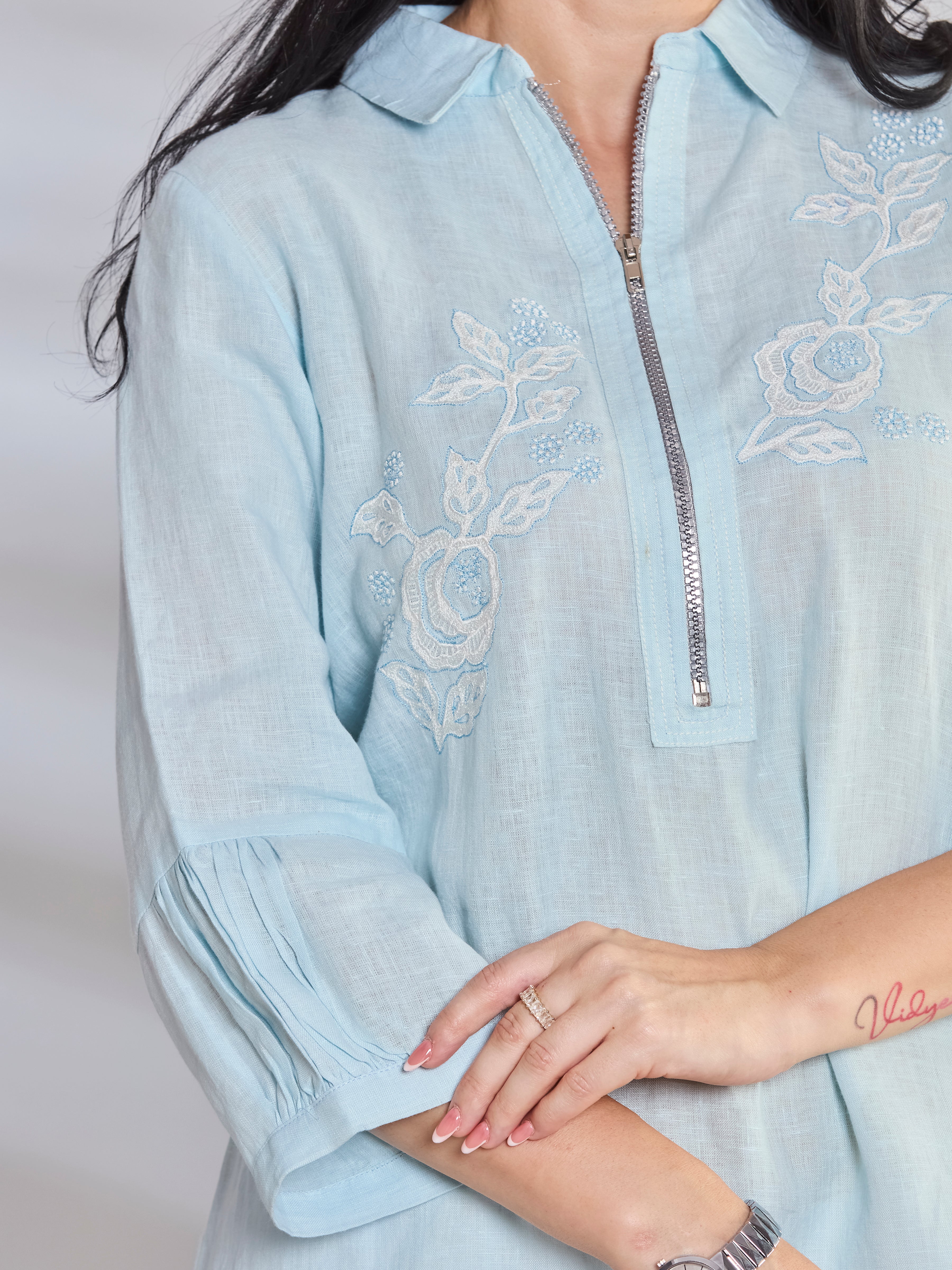 Sky Zip Tunic