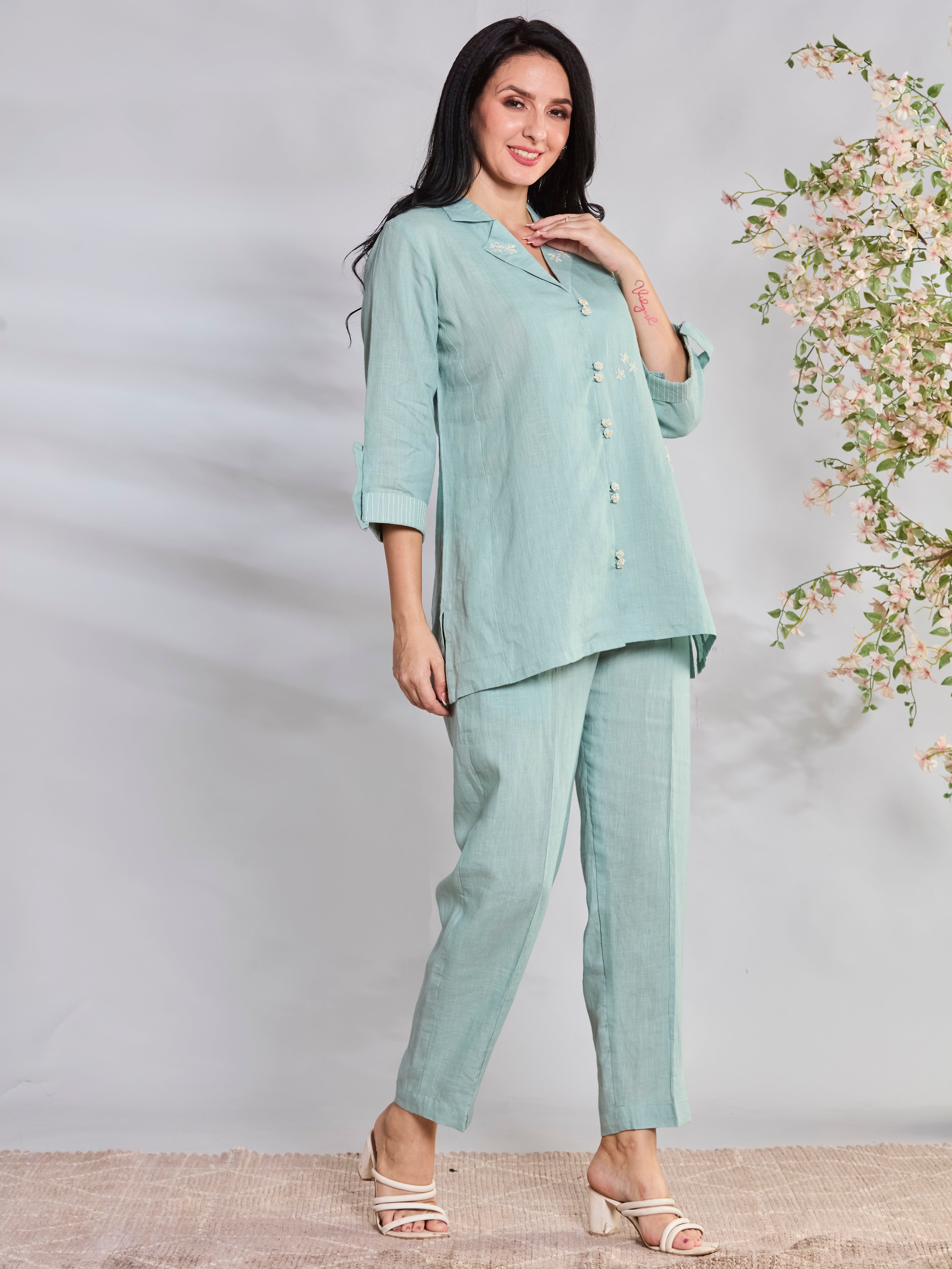 Seher Lapel Co-ord Set