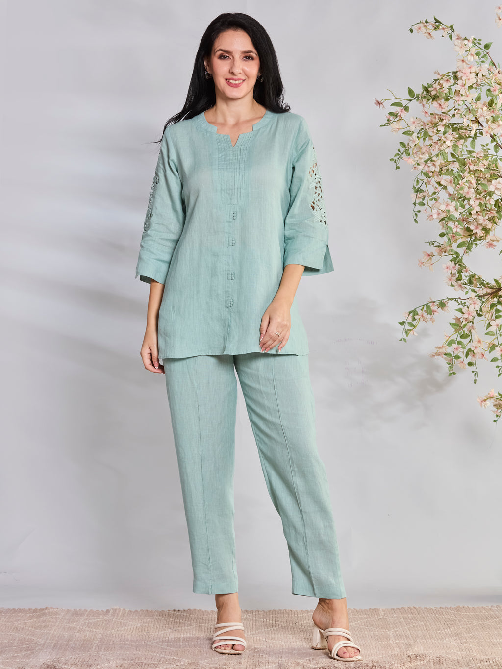 Seher Cutwork Co-ord Set