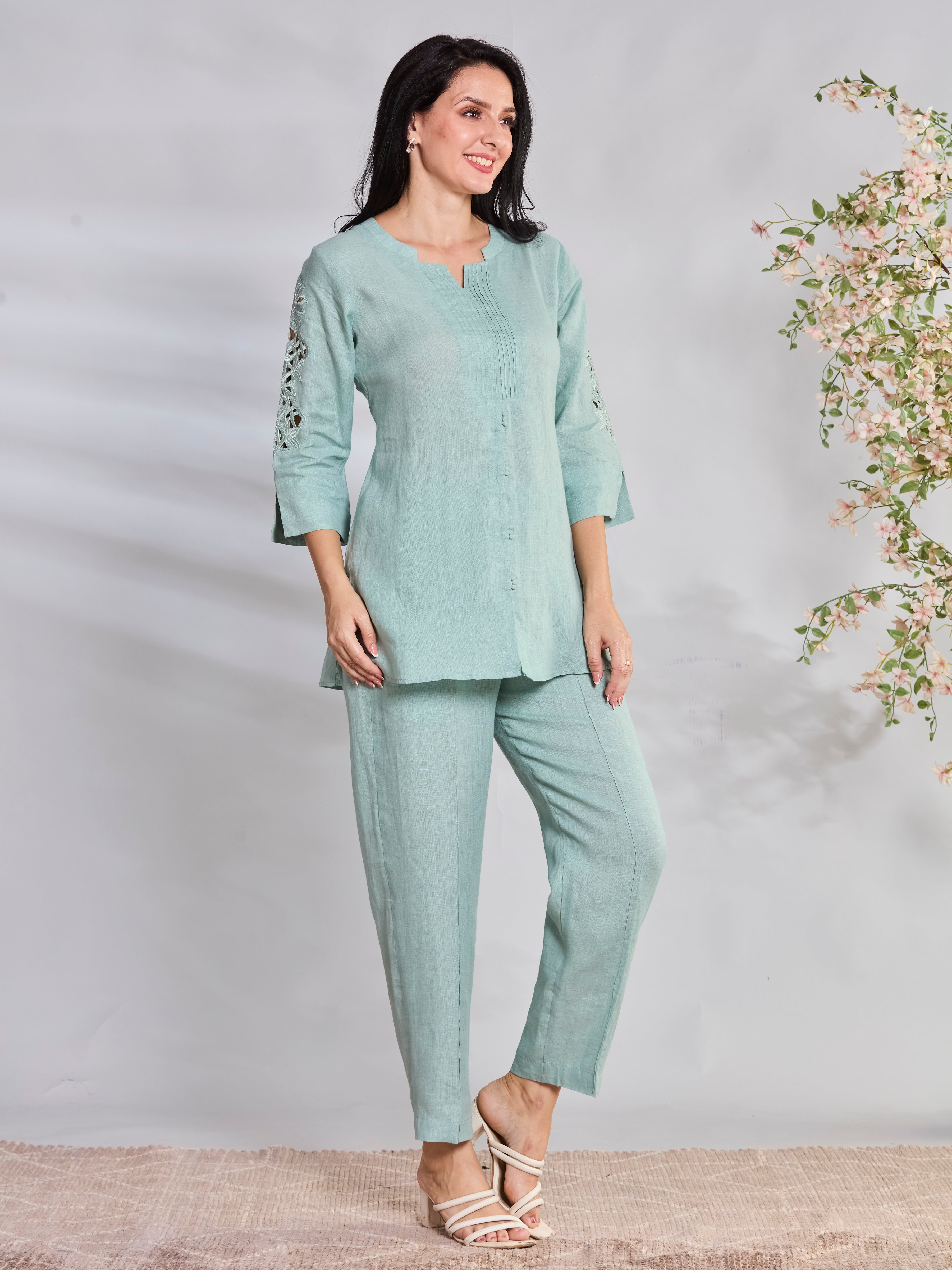 Seher Cutwork Co-ord Set