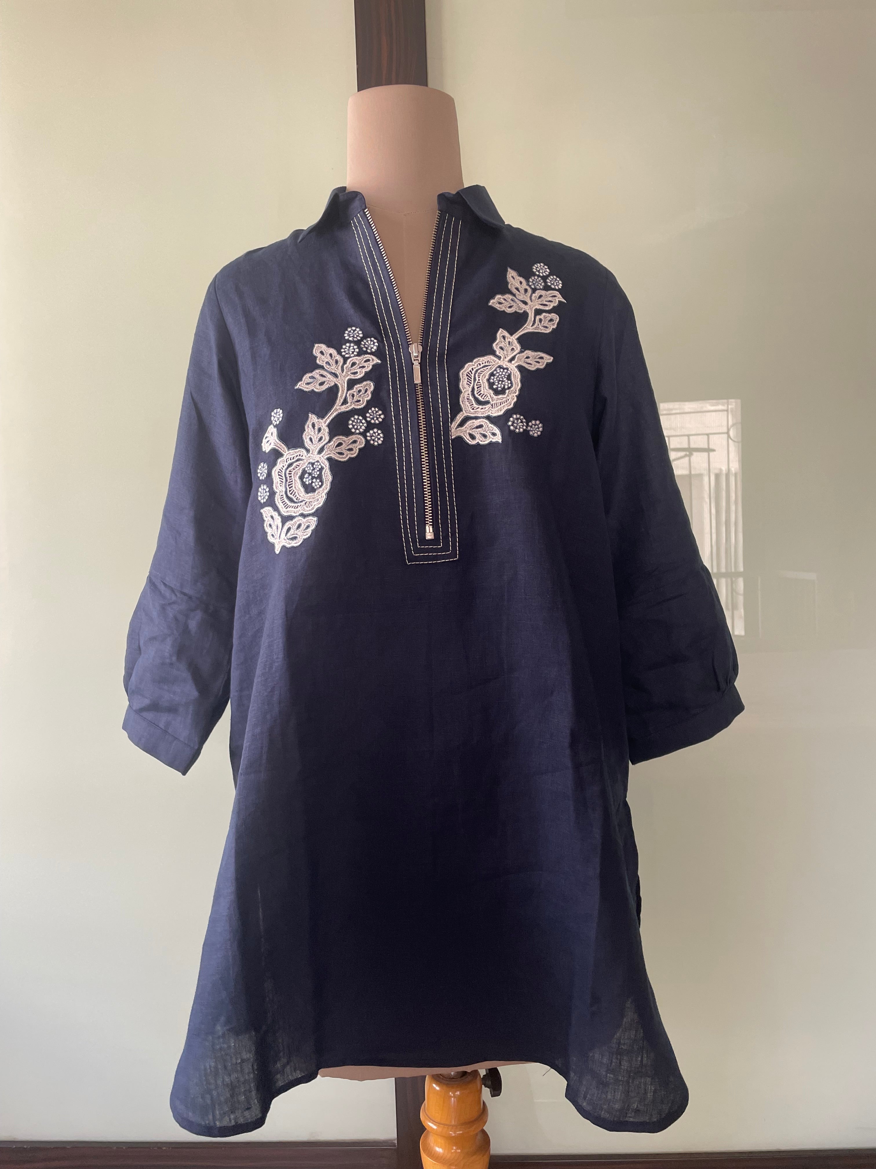 Neeli Zip Tunic