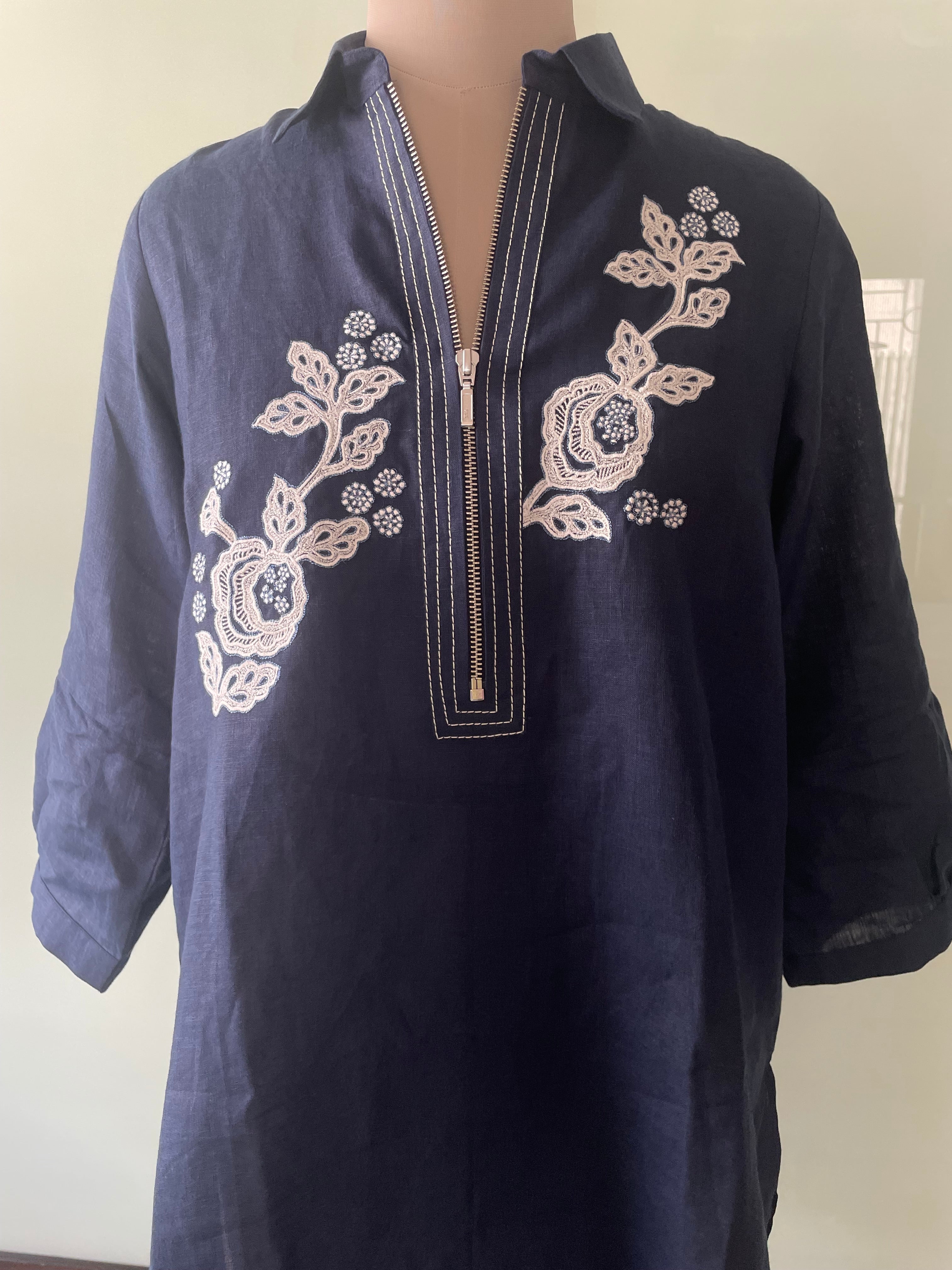 Neeli Zip Tunic