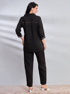 Anjuna Floral linen top