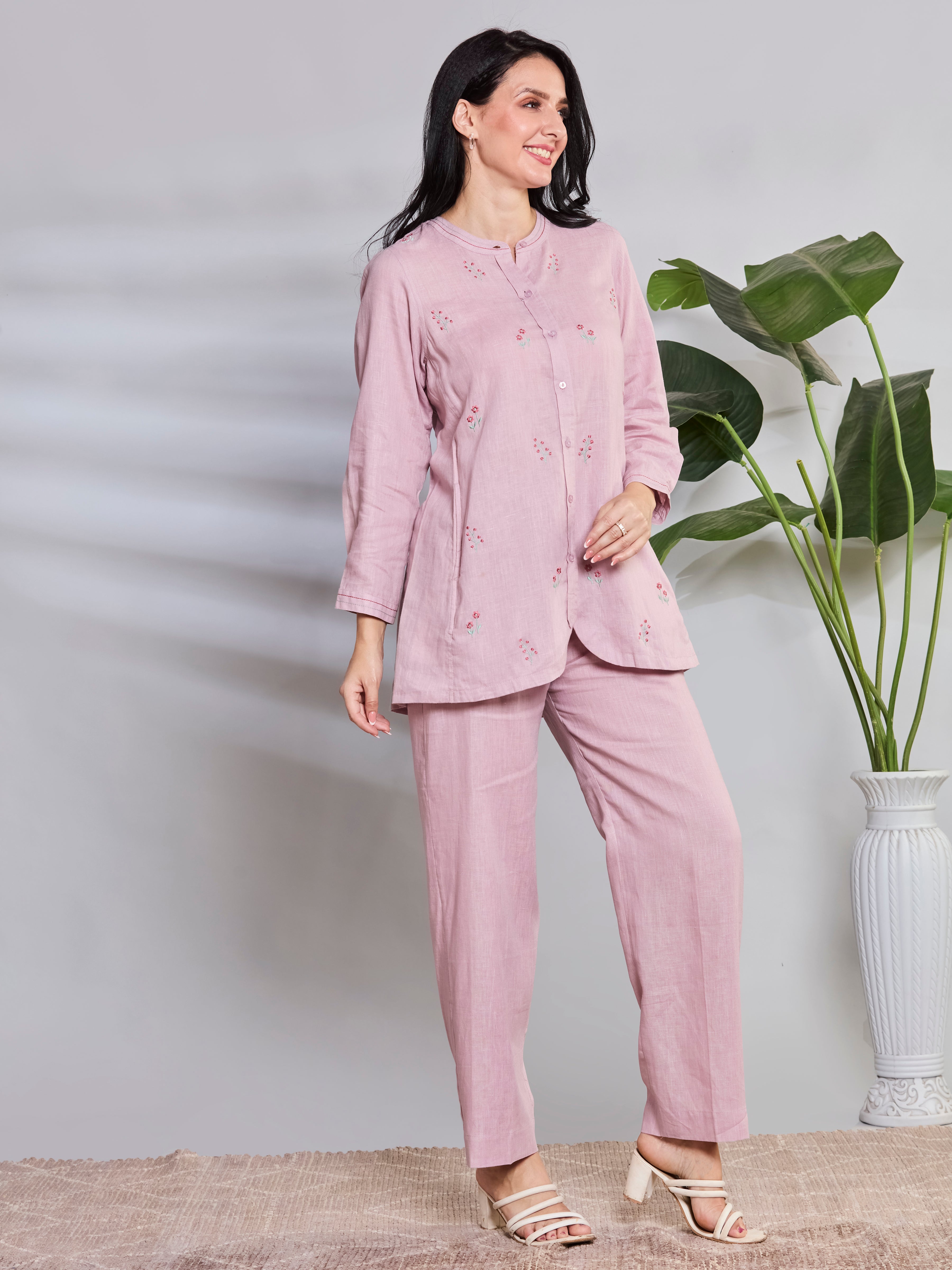 Bahaar Floral linen top