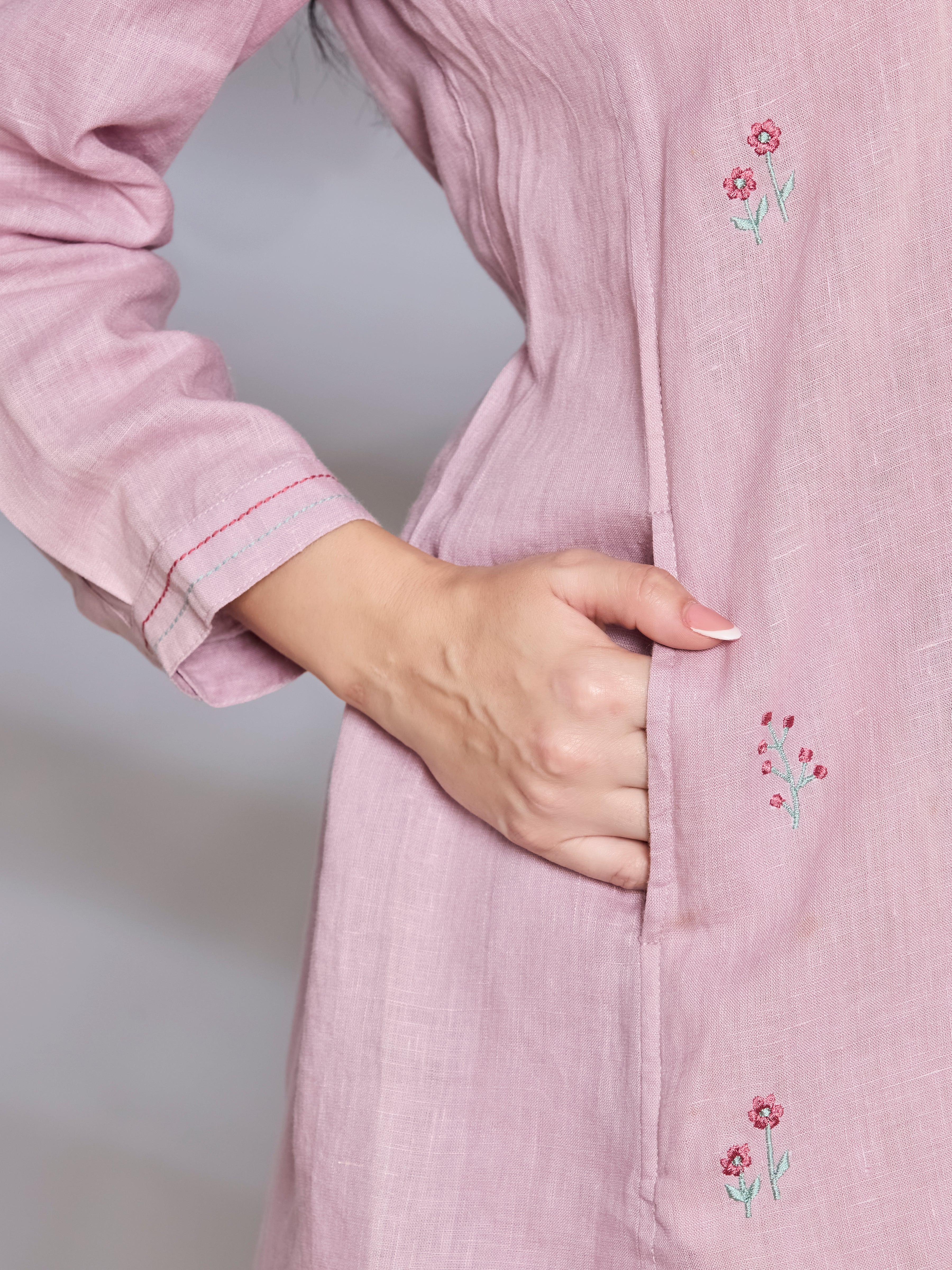 Bahaar Floral linen top