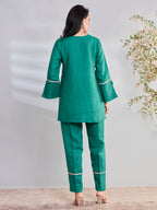 Leela festive linen top
